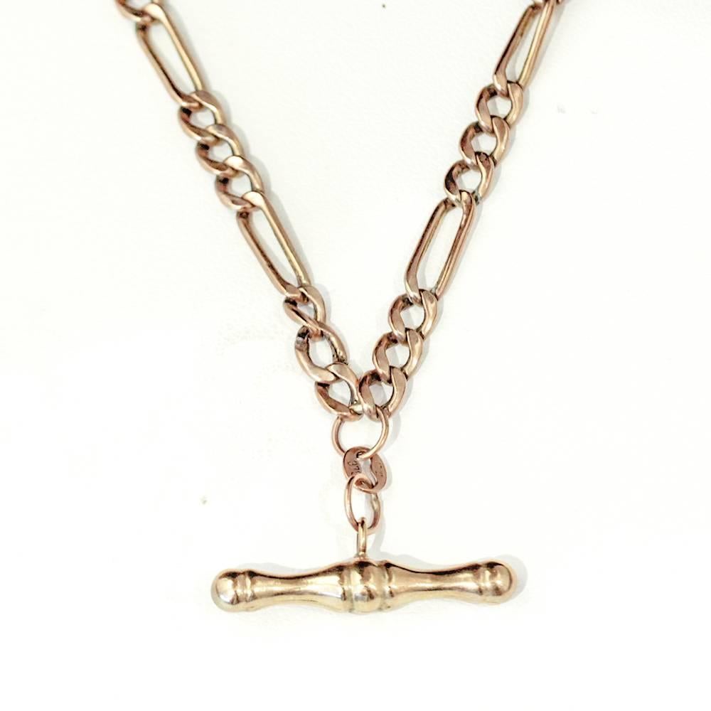 Art Deco Vintage 1930's Fob chain necklace For Sale