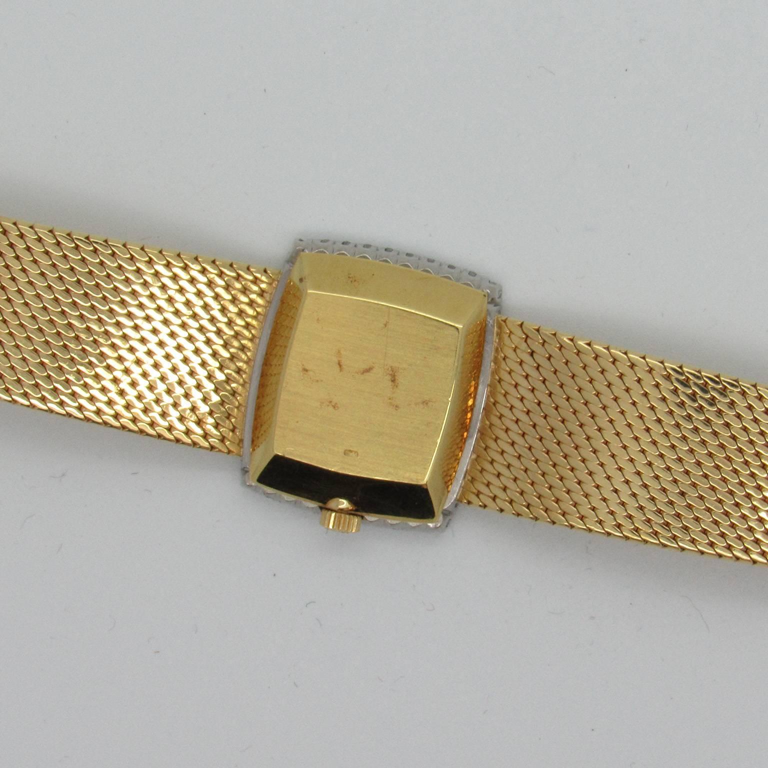 Patek Philippe Ladies Yellow Gold Diamond Wristwatch 1