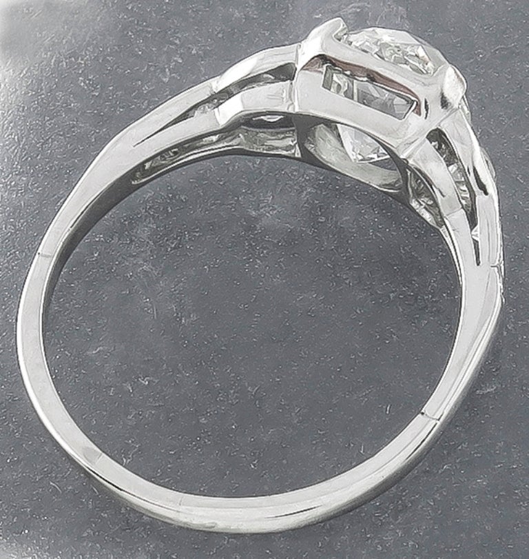 2,02 Karat Platin-Verlobungsring mit GIA-Diamant im Jubiläumsschliff im Zustand „Neu“ im Angebot in New York, NY