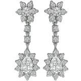 Enticing Diamond Gold Drop Earrings