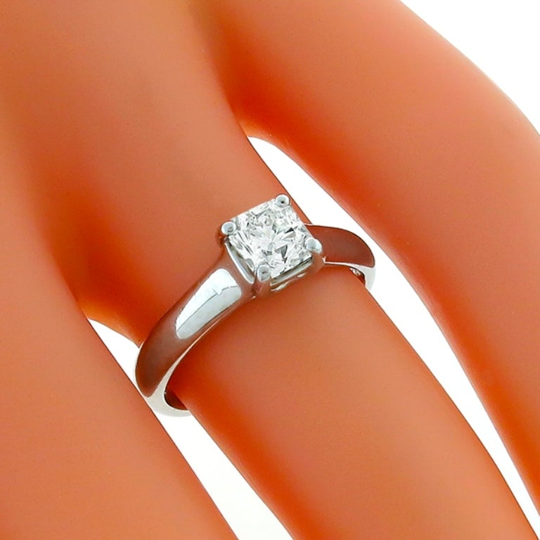 Women's Tiffany & Co. Lucida Diamond Platinum Engagement Ring