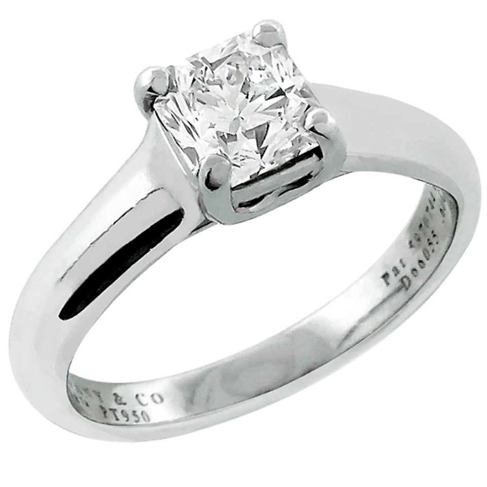 Tiffany & Co. Lucida Diamond Platinum Engagement Ring