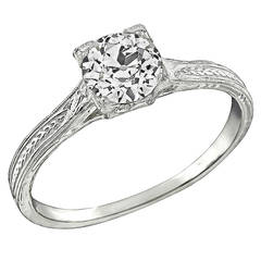 GIA 0.71ct Diamond Engagement Ring