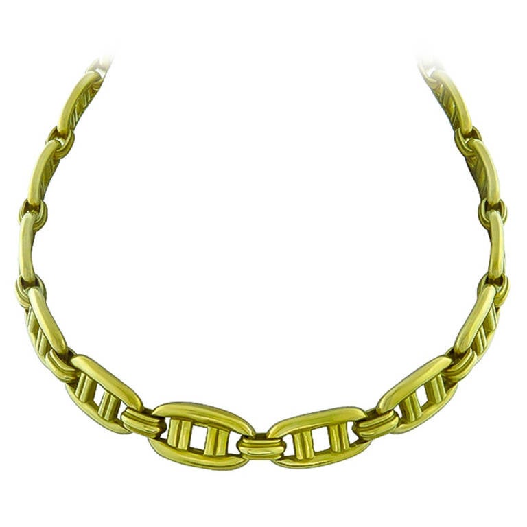 Kieselstein-Cord Gold Link Necklace