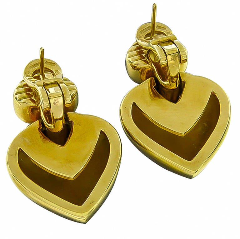 bvlgari heart earrings
