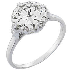 2.01 Carat Diamond Platinum GIA Certified Engagement Ring 12