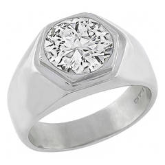 Cartier 2.16ct. Diamond Platinum Ring