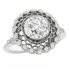 Art Deco 1.16ct. Diamond Enagement Ring