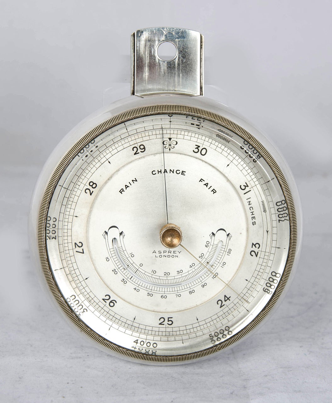 Asprey & Co.Sterling Silver Barometer 3