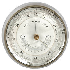 Asprey & Co.Sterling Silver Barometer