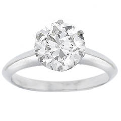 Tiffany & Co. 1.52 Carat Diamond Platinum Engagement Ring