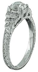 Diamond Platinum Engagement Ring