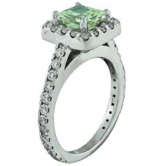 1.18 Carat GIA Cert Natural Fancy Diamond Gold Engagement Ring