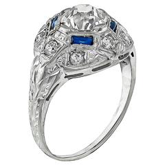 1.10 Carat Diamond Platinum Engagement Ring