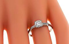 Enticing GIA 0.67 Carat Diamond Engagement Ring