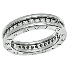 Bvlgari B.Zero1-Ring aus 18-karätigem Weißgold mit einem Diamanten von 0,60 Karat