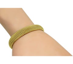 Tiffany & Co 18k Yellow Gold Weave Bracelet