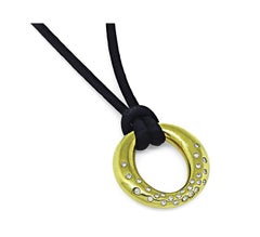 Tiffany & Co Diamond 18k Yellow Gold Pendant Necklace