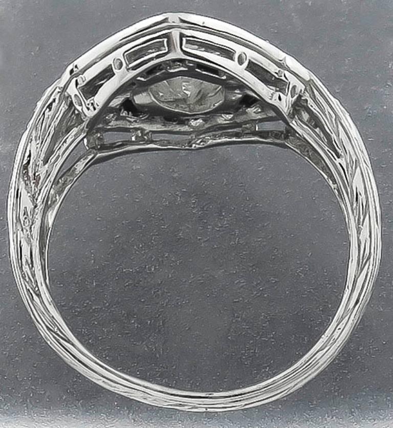 onyx diamond engagement ring