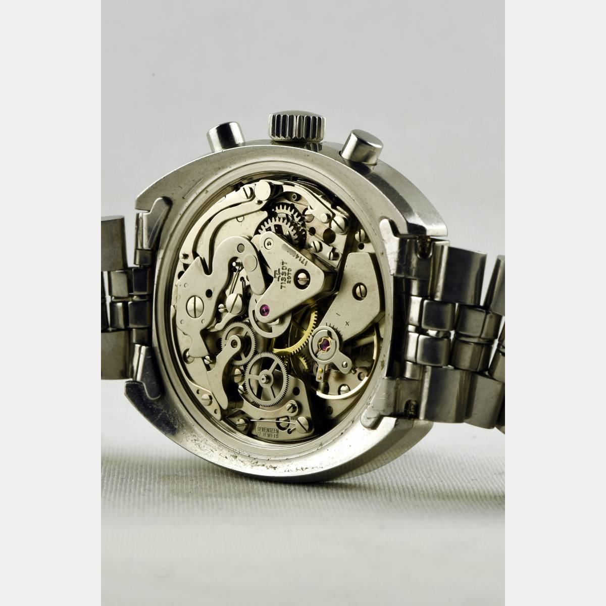 Klassisches Vintage-Chronograph mit Datums- Tissot Seastar Navigator, 1970er Jahre 1
