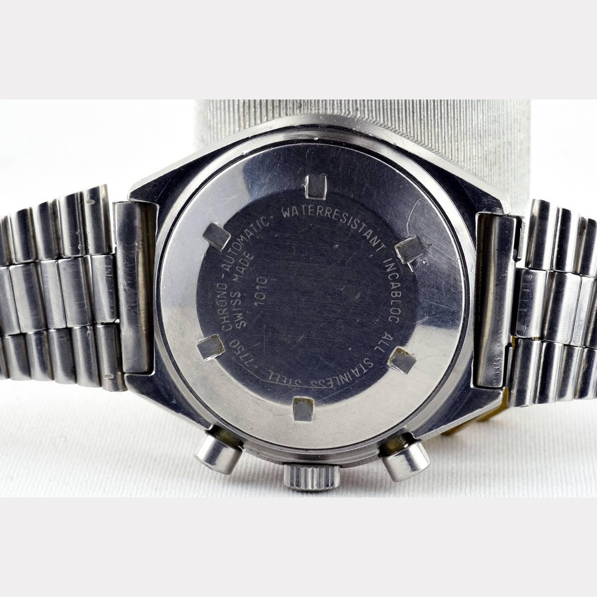 Women's or Men's Classical Vintage Heuer Montreal Automatic Chronograph, 1980 For Sale