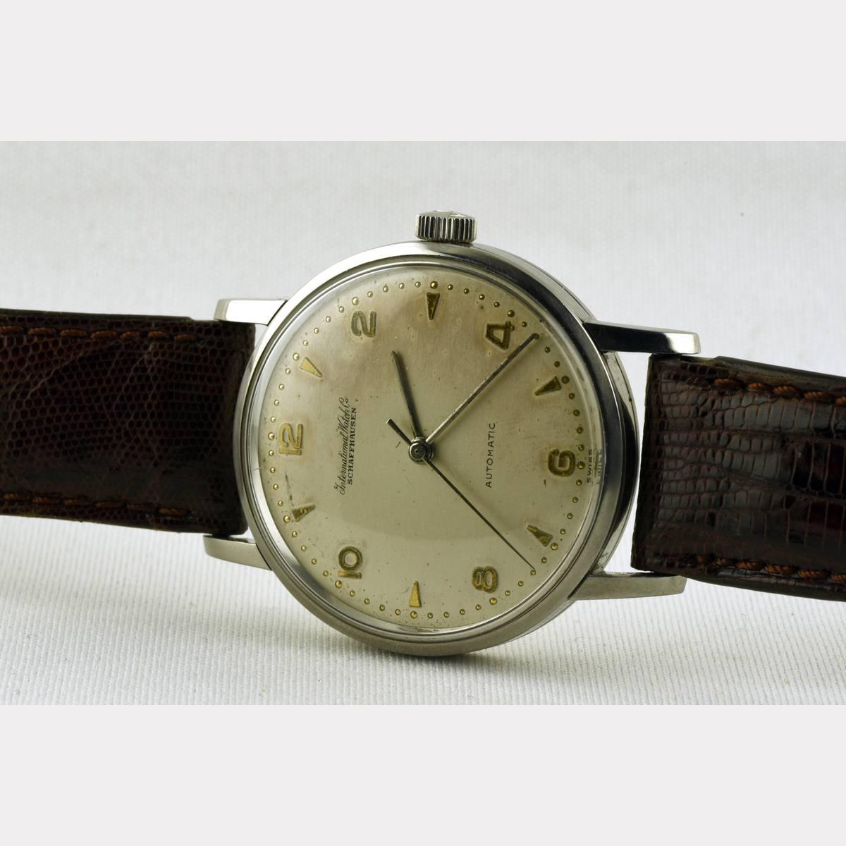 Fine IWC Pellaton Automatic in Stainless Steel from 1960 In Good Condition For Sale In Berlin, DE