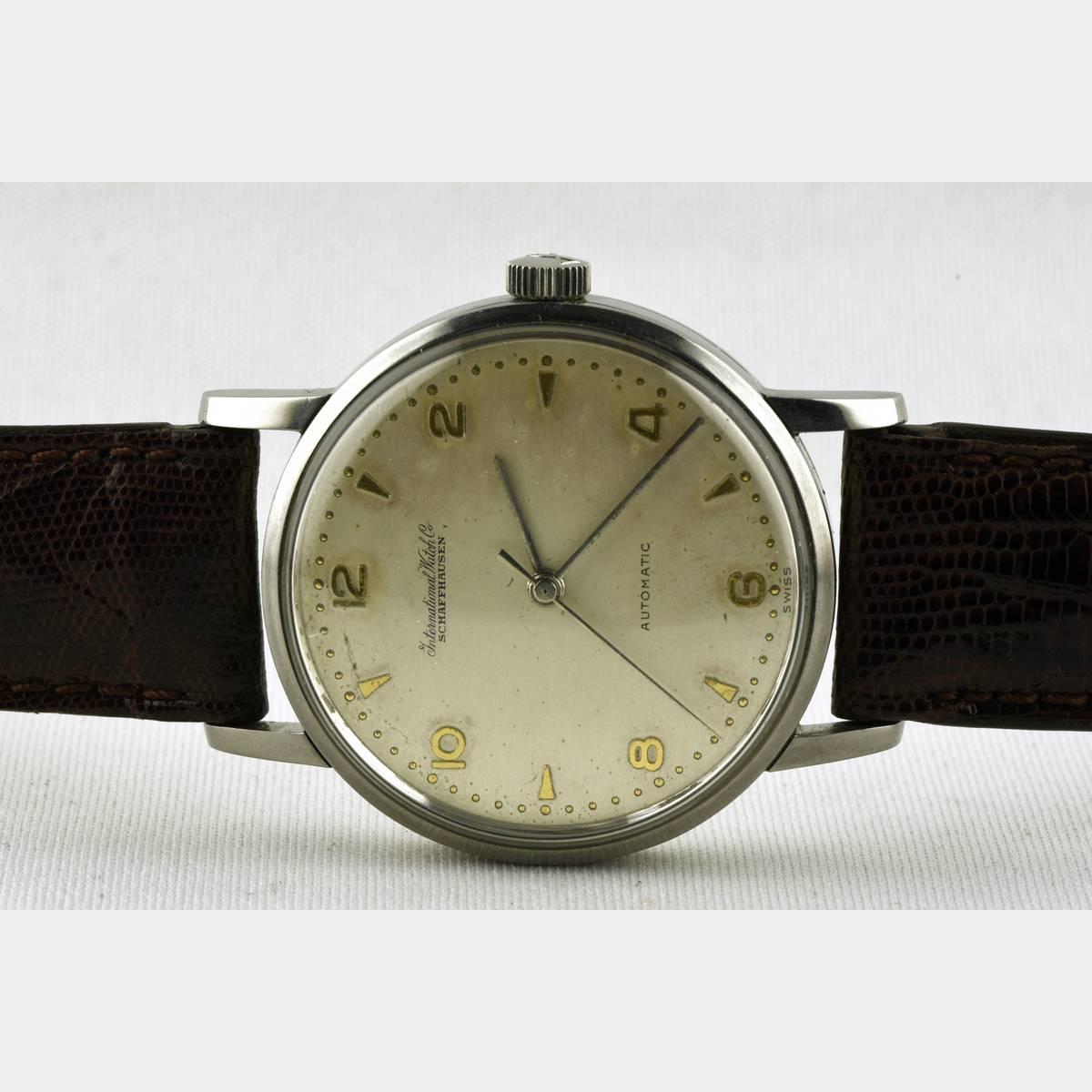 Women's or Men's Fine IWC Pellaton Automatic in Stainless Steel from 1960 For Sale