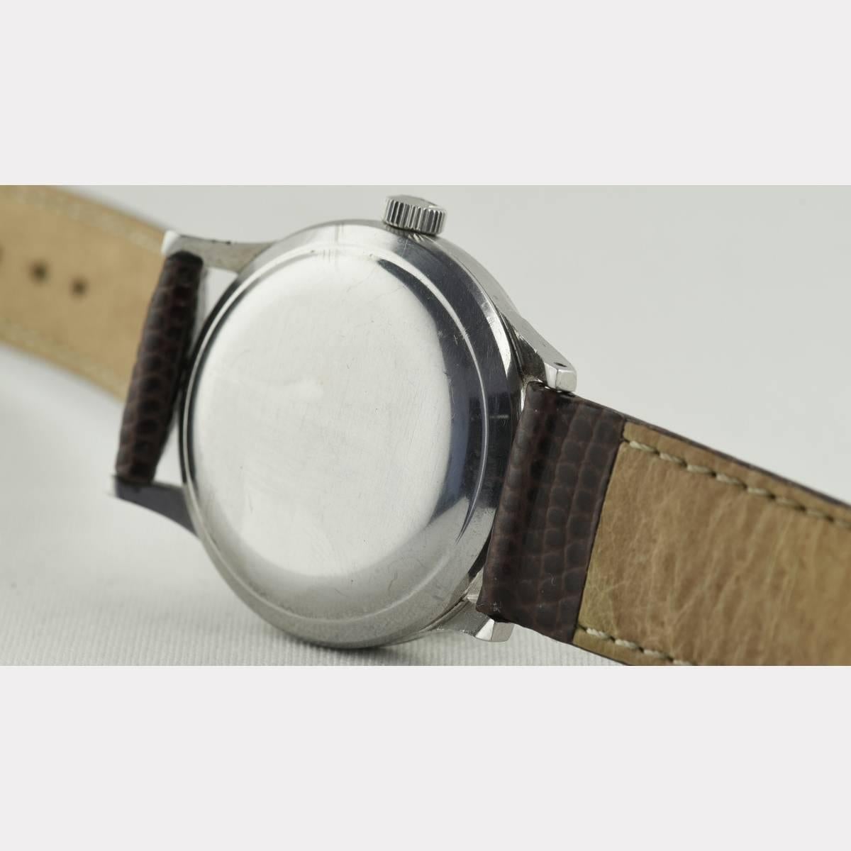 Women's or Men's IWC Stainless Steel Cal 852 Automatic wristwatch, 1952 For Sale