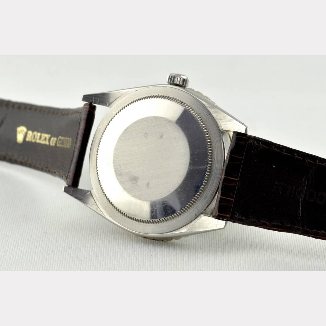 Rolex Stainless Steel Rare Thunderbird Chronometer Automatic Wristwatch Ref 1968 1