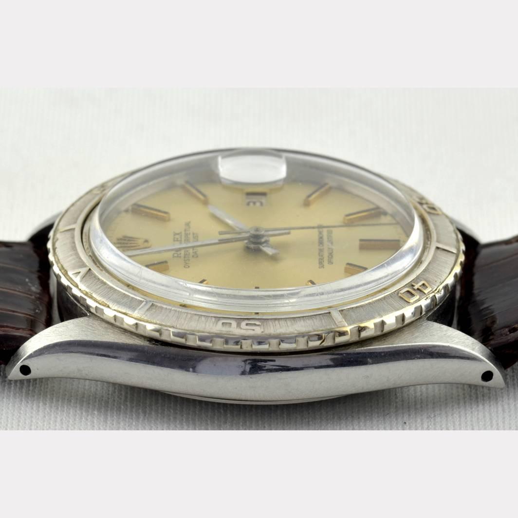 Rolex Stainless Steel Rare Thunderbird Chronometer Automatic Wristwatch Ref 1968 2