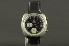BWC Automatik Stainless Steel Date Vintage Automatic Chronograph Wristwatch