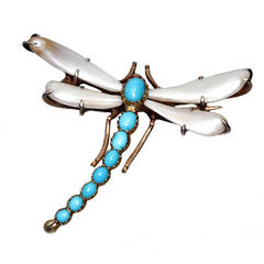 Vintage An Early 20th Century Dragonfly Brooch