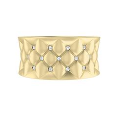 StyleRocks Diamond Lattice Gold Ring