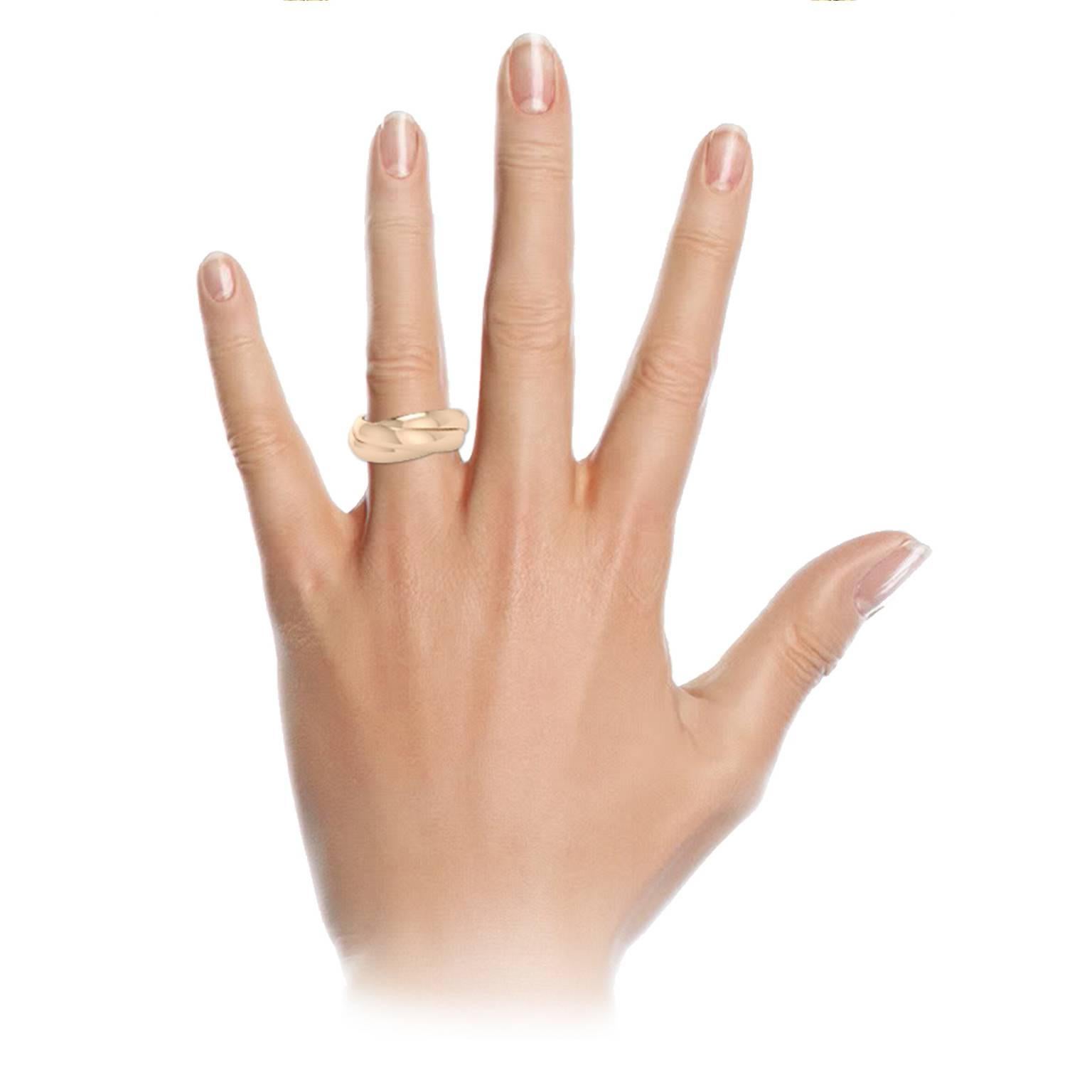 StyleRocks Juno  Rose Gold Russian Wedding Ring For Sale 1
