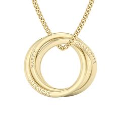 StyleRocks Alexandra Gold Russian Ring Necklace