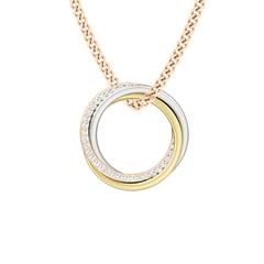 StyleRocks Elizabeth Diamond Russian Ring Necklace Gold