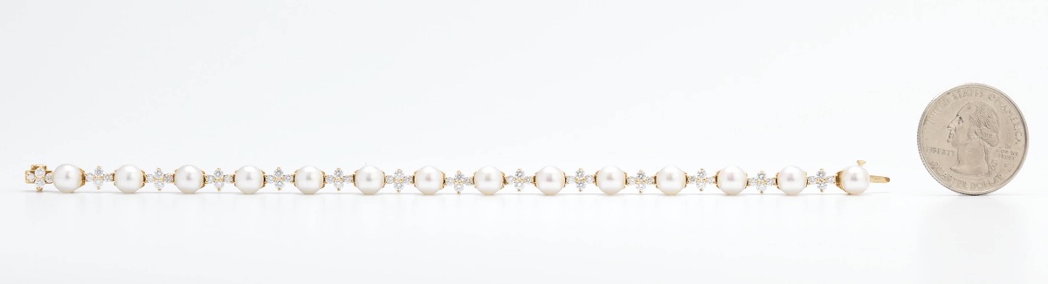 tiffany and co pearl tennis bracelet