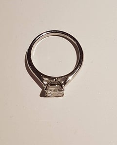 1.4 Carat Solitaire Asscher Cut Diamond Ring I VS1