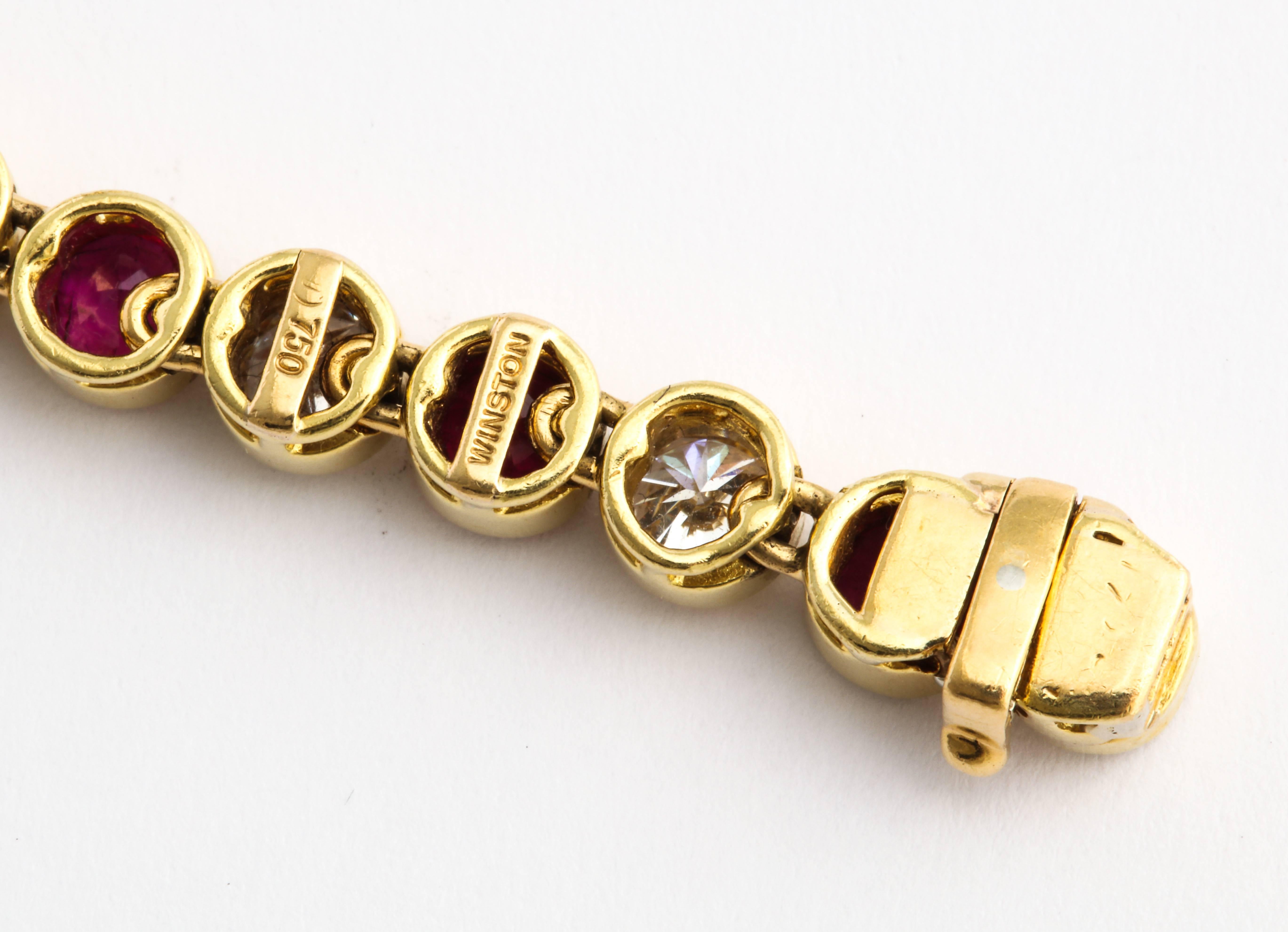 harry winston gold bracelet