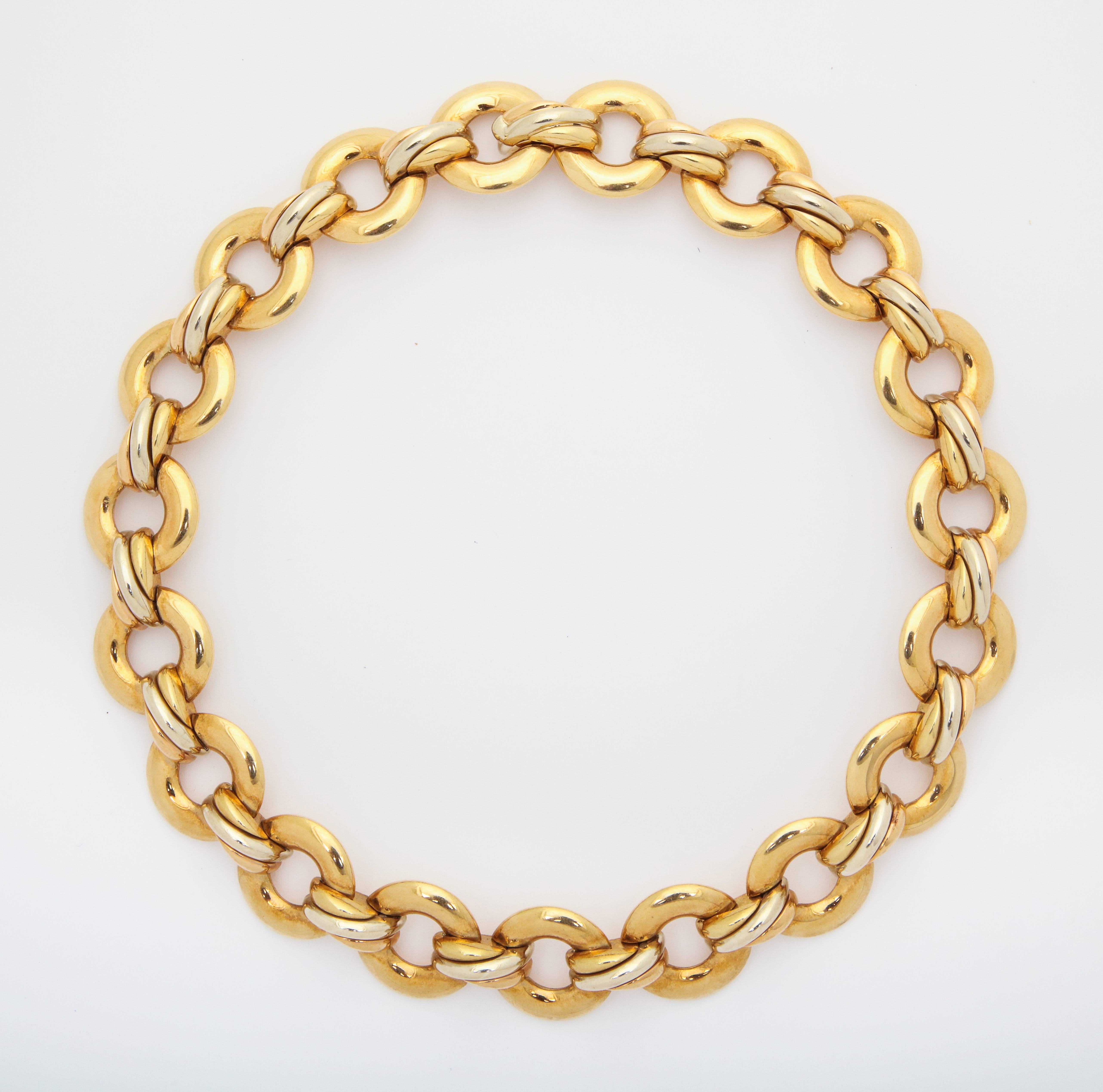Cartier Gold Link Necklace 2