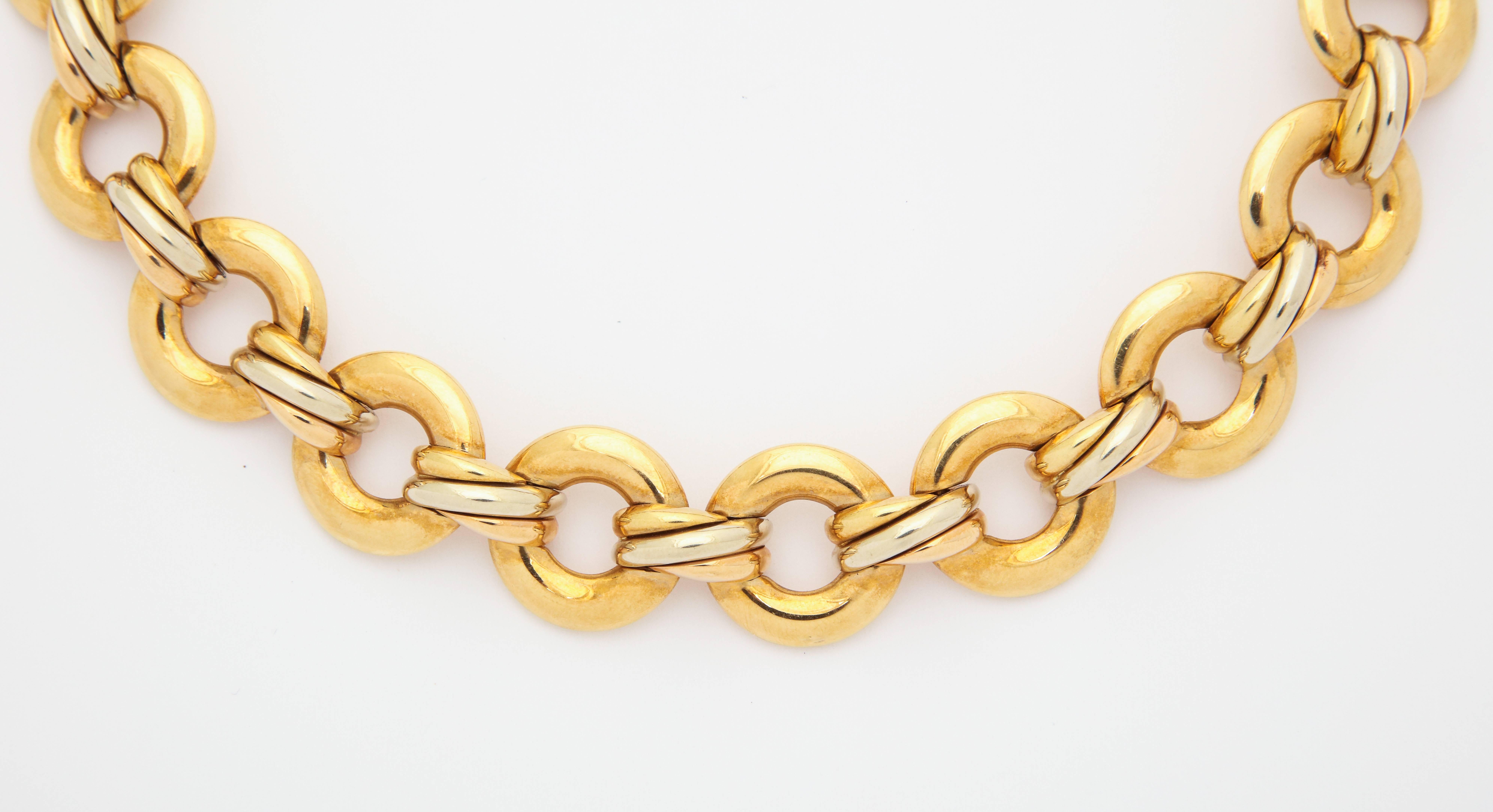 Cartier Gold Link Necklace 3