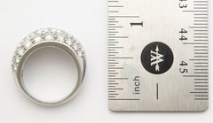 Van Cleef & Arpels New York Pave Diamond Platinum Chevalière Ring