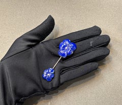 Lapis Lazuli Flower Stick Pin