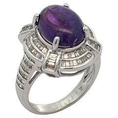 Lila Cabochon Saphir Ring