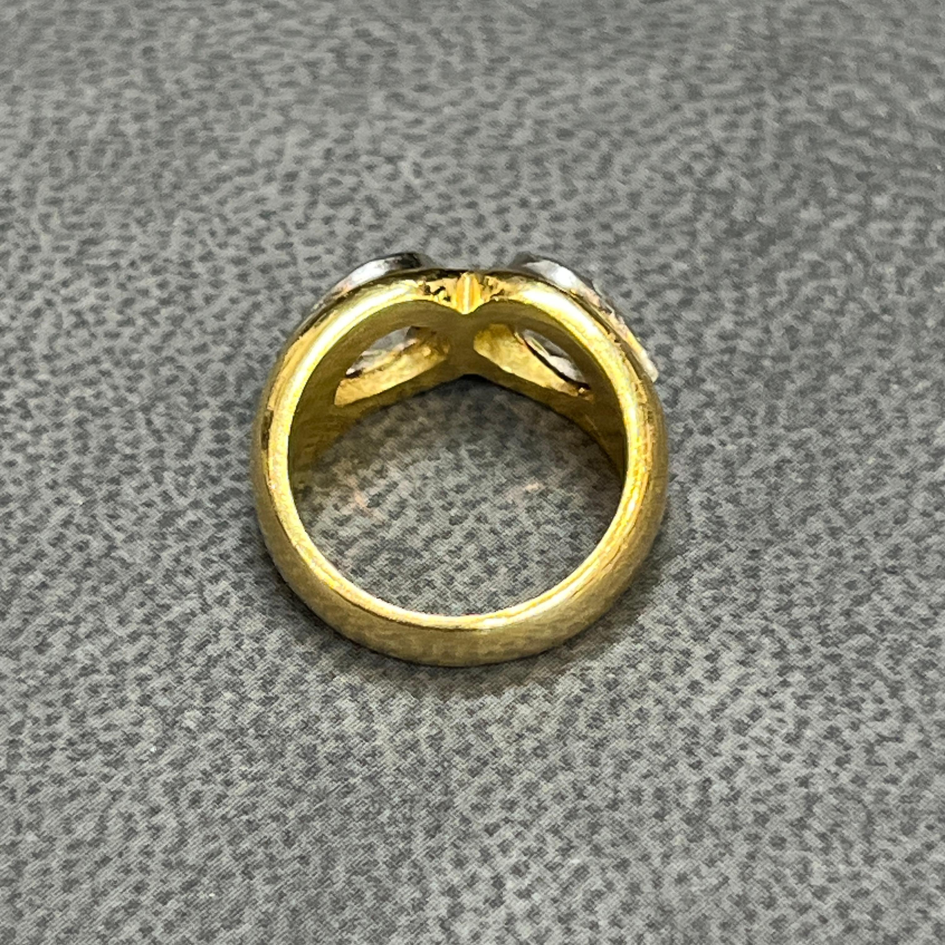Anello con diamante a forma di pera in vendita 2