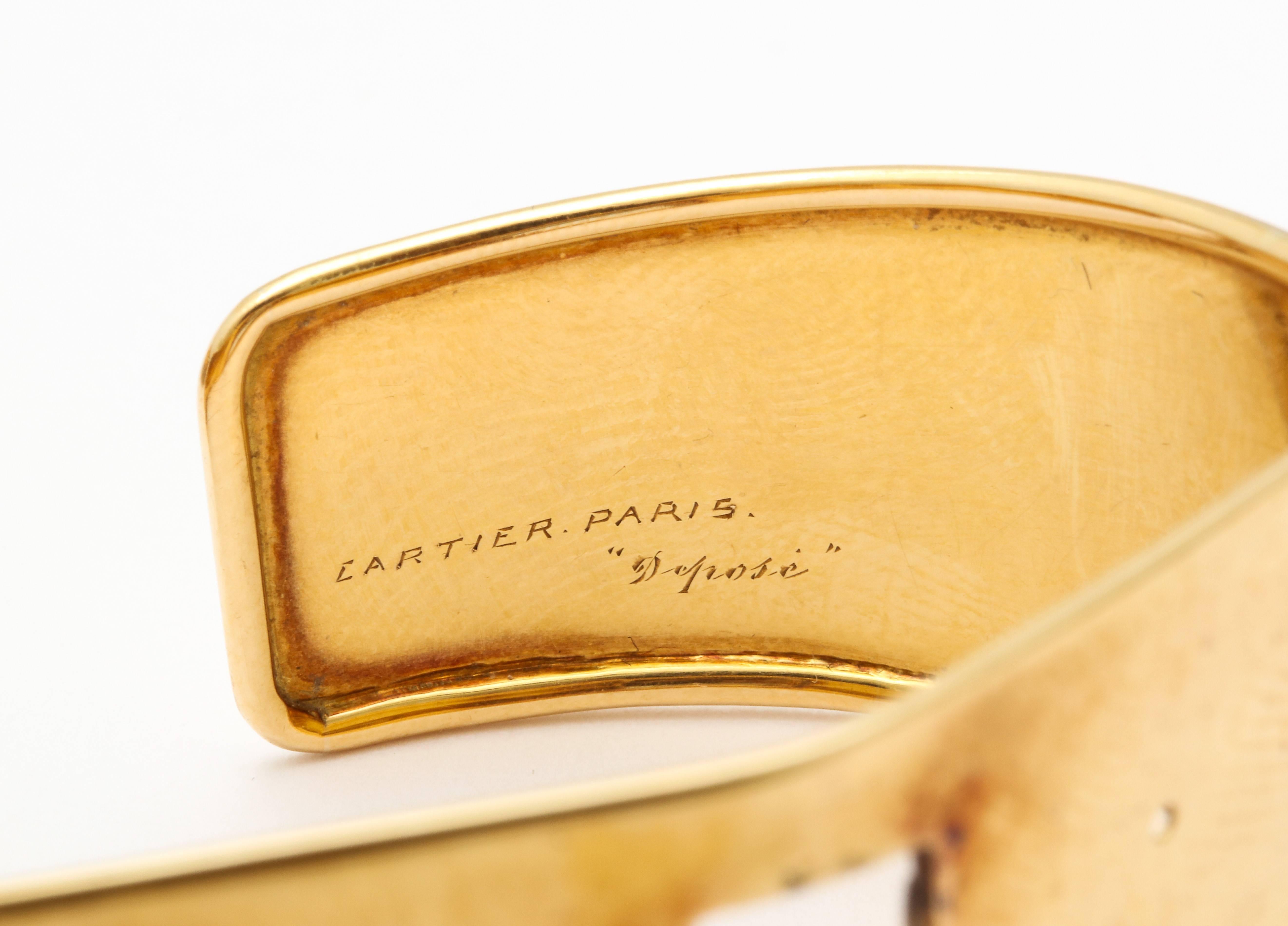 1930s, Cartier Paris Citrine Clip Bangle Combination Set For Sale at ...