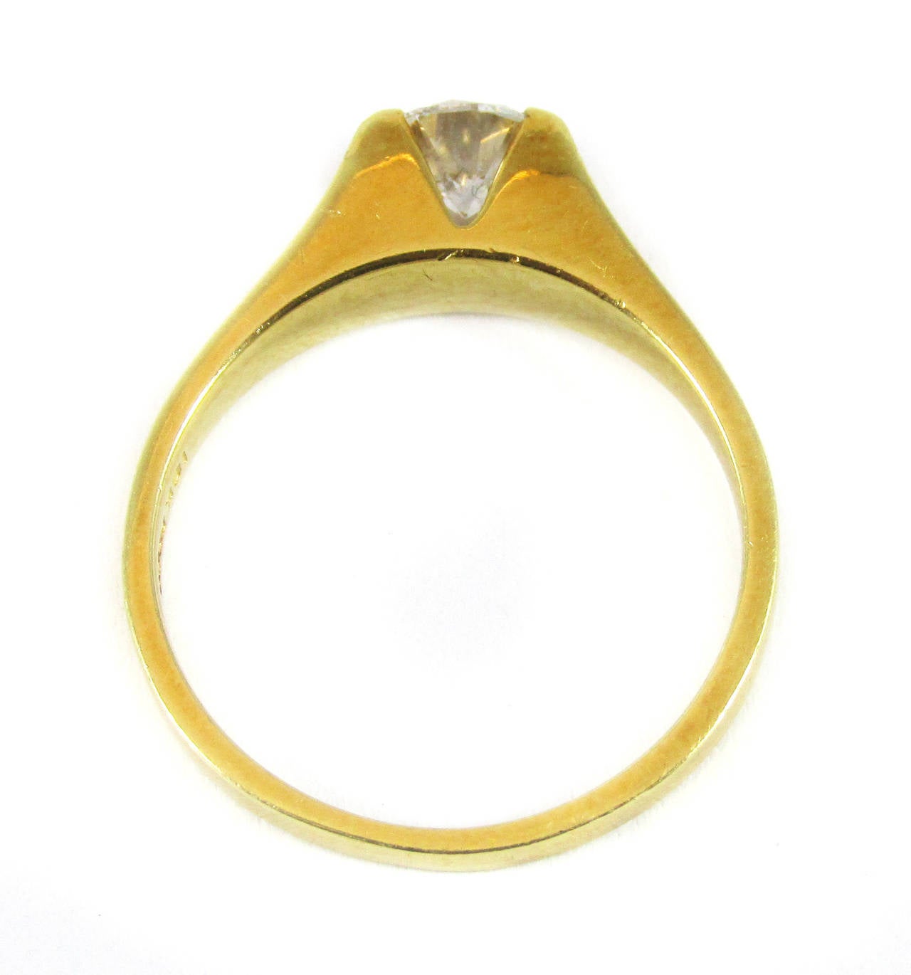Women's Fred Paris Diamond Gold Solitaire Ring