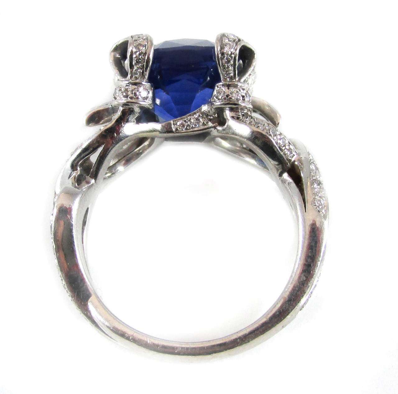Christian Dior Sapphire Diamond Ring at 1stDibs dior sapphire ring