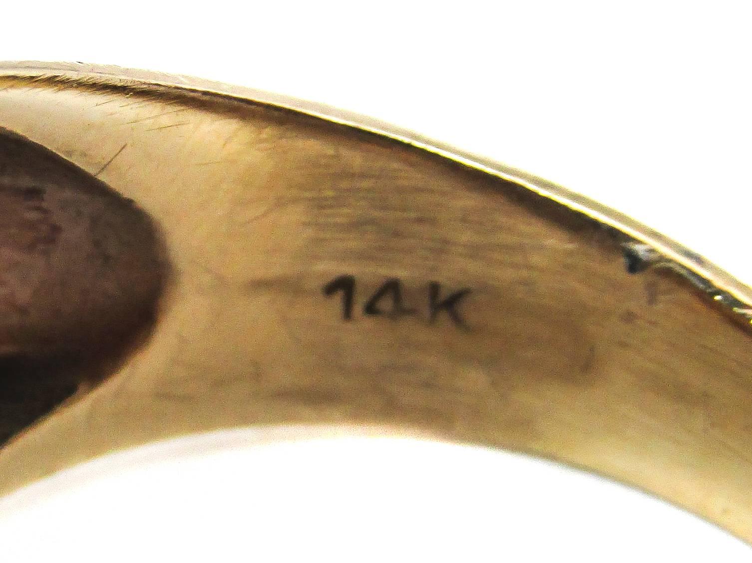 Tiffany & Co. Gold Dome Ring In Excellent Condition In New York, NY