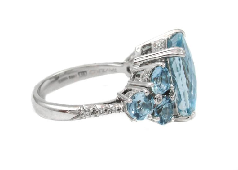 Mariano Favero Aquamarine Diamond Ring at 1stDibs | favero jewelry
